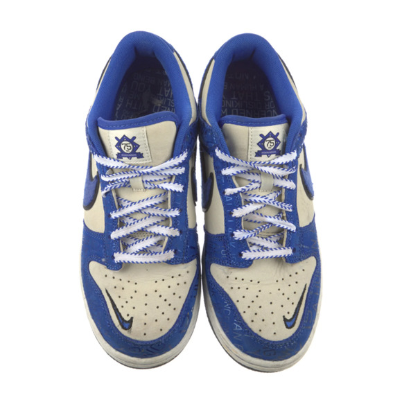 Nike Dunk Low Jackie Robinson Sneakers‎ GS Size 6Y DV2203-400 Blue Tan - Picture 1 of 6